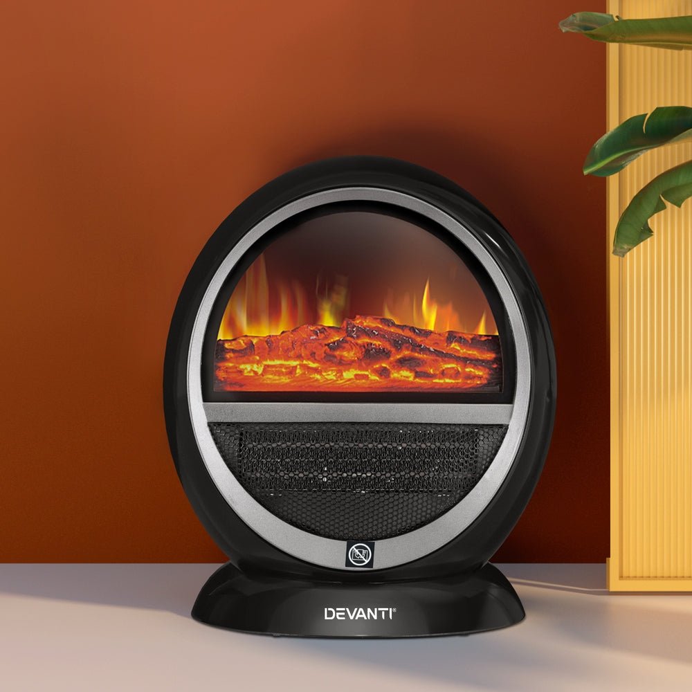 Devanti Electric Fireplace Fire Heaters 1500W - Appliances > Heaters ...