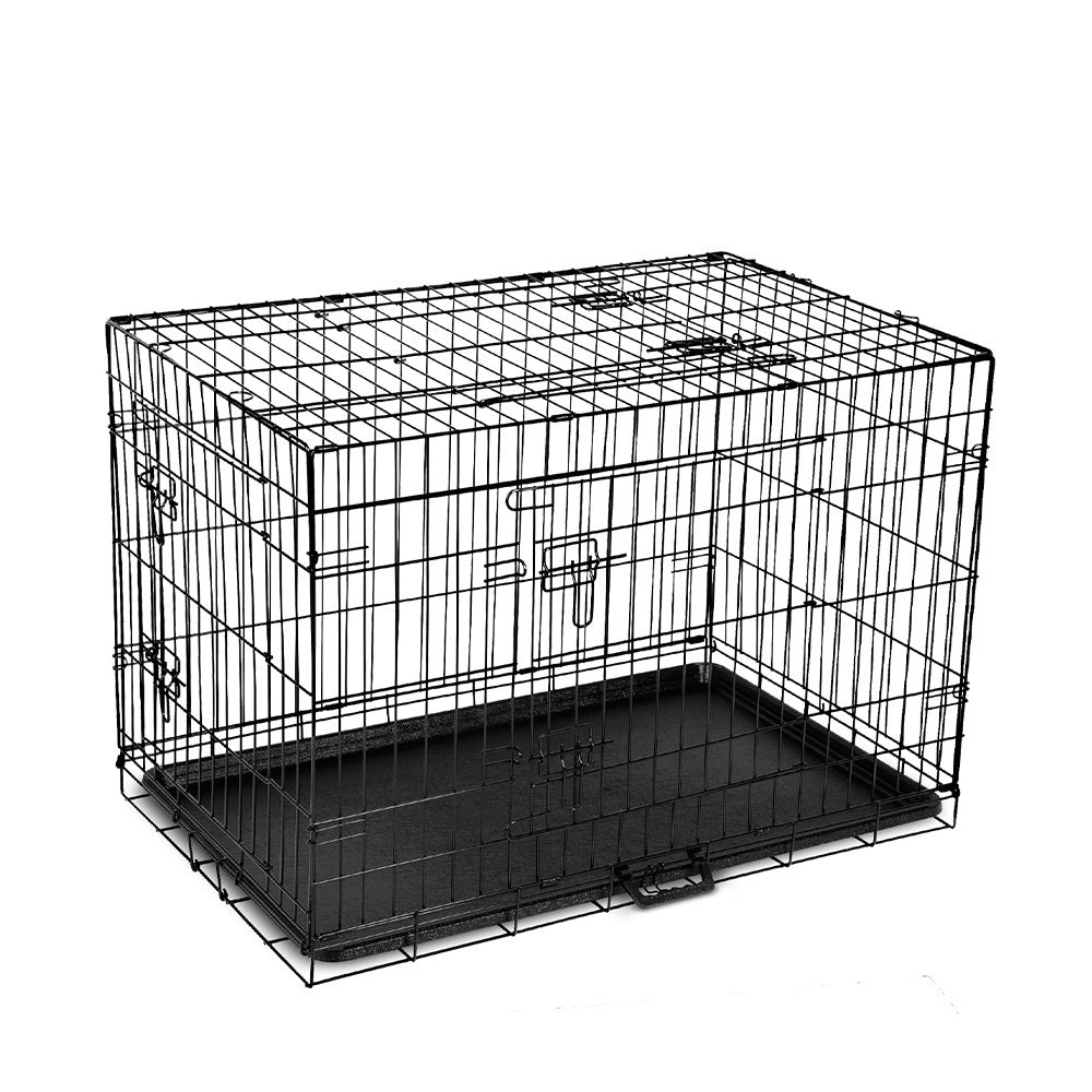 Dog Cage 36inch Pet Cage - Black - Pet Care > Dog Supplies - Rivercity House & Home Co. (ABN 18 642 972 209) - Affordable Modern Furniture Australia