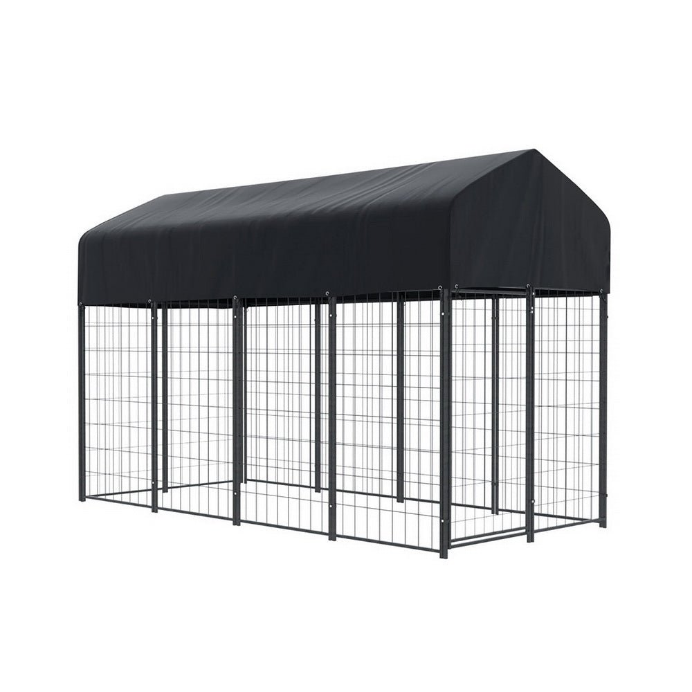 Dog Kennel Extra Large House Outdoor Playpen Pet Puppy Metal Backyard - Pet Care > Dog Supplies - Rivercity House & Home Co. (ABN 18 642 972 209) - Affordable Modern Furniture Australia