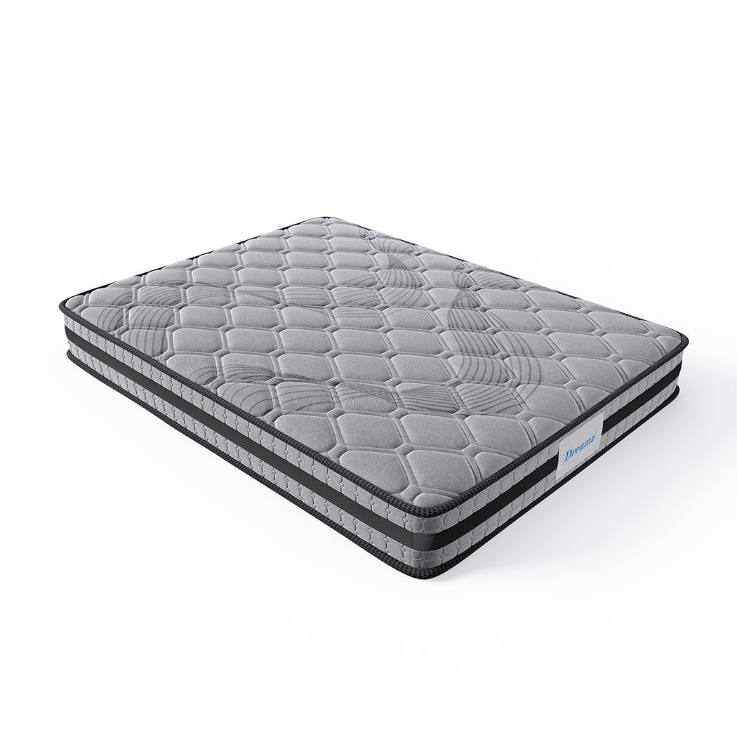 Double Pocket Spring Mattress Medium Firm - Grey - Rivercity House ...