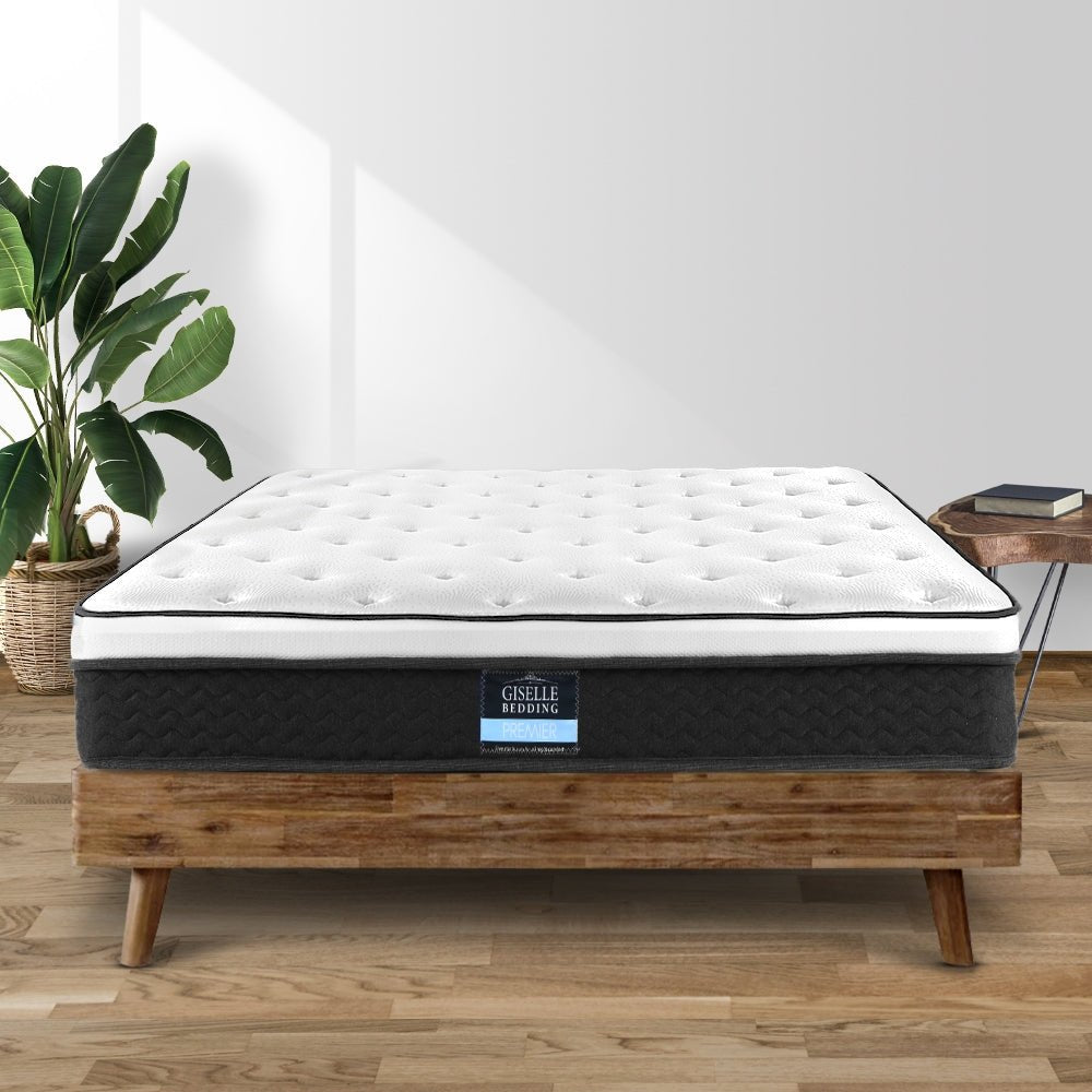 Double Size | Bonita Euro Top Bonnell Spring Mattress (Medium Firm) - Rivercity House & Home Co. (ABN 18 642 972 209) - Affordable Modern Furniture Australia
