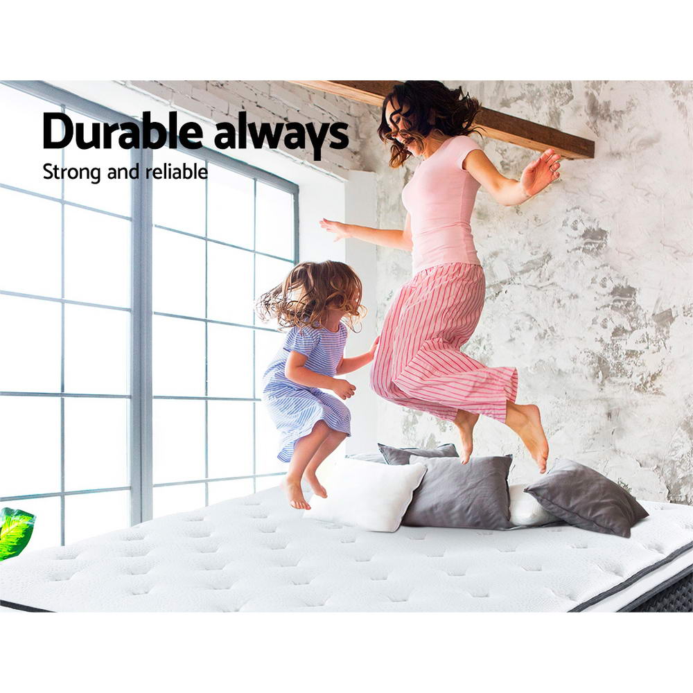 Double Size | Bonita Euro Top Bonnell Spring Mattress (Medium Firm) - Rivercity House & Home Co. (ABN 18 642 972 209) - Affordable Modern Furniture Australia