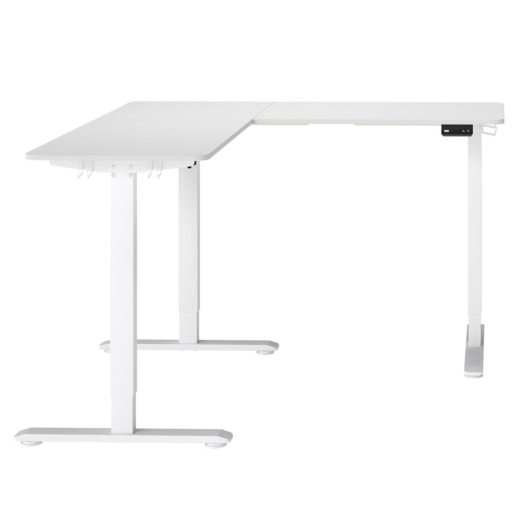 Electric Adjustable Height Standing Desk Table with Memory Function - White - Rivercity House & Home Co. (ABN 18 642 972 209) - Affordable Modern Furniture Australia