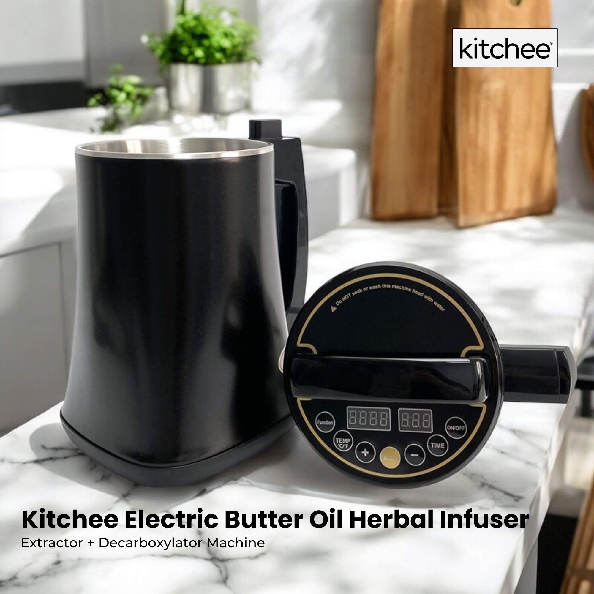 Electric Butter Oil Herbal Infuser & Extractor + Decarboxylator Machine - Appliances > Kitchen Appliances > Kettles - Rivercity House & Home Co. (ABN 18 642 972 209) - Affordable Modern Furniture Australia