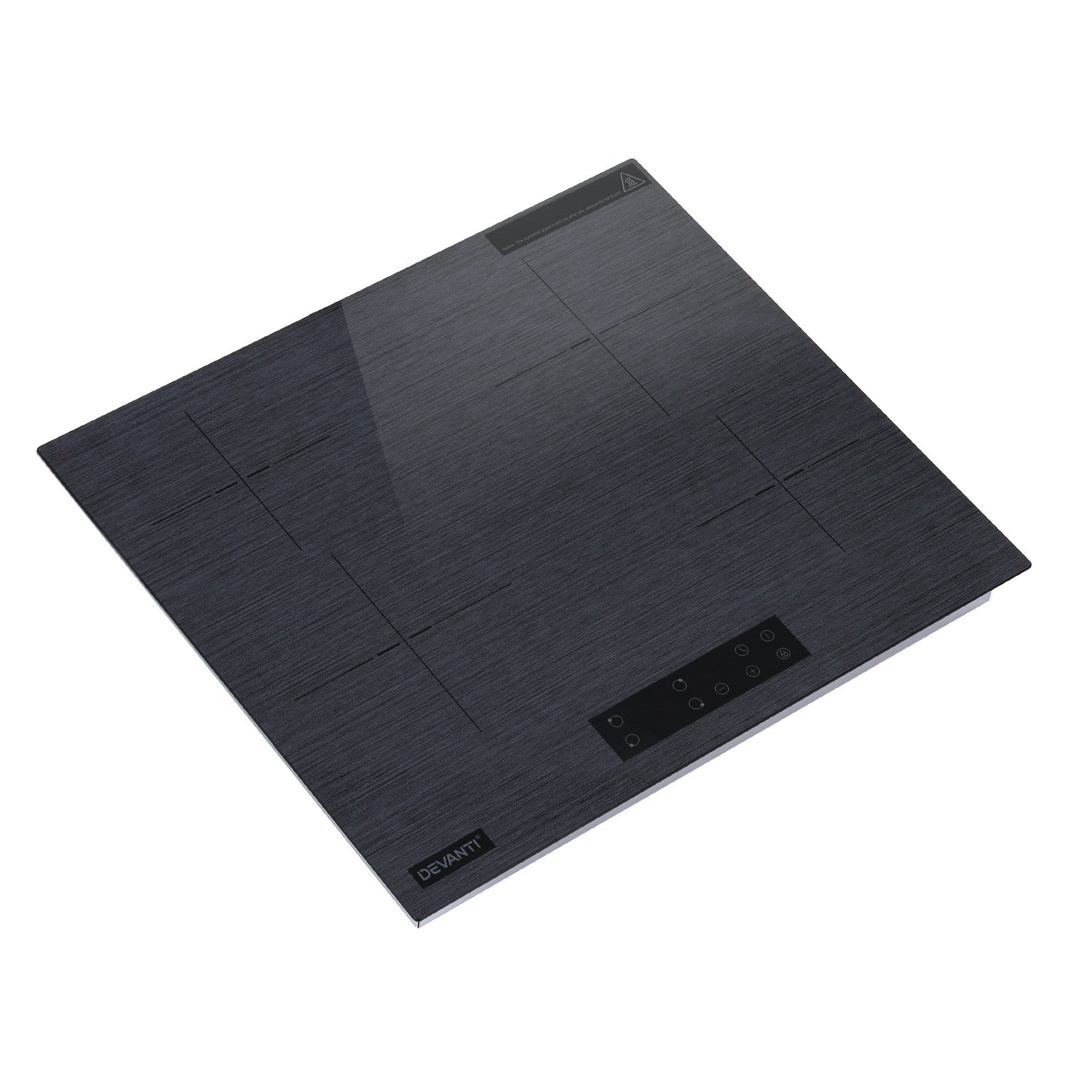 Electric Ceramic Cooktop 60cm Touch Control Grey - Appliances > Kitchen Appliances > Cooktops & Stoves - Rivercity House & Home Co. (ABN 18 642 972 209) - Affordable Modern Furniture Australia