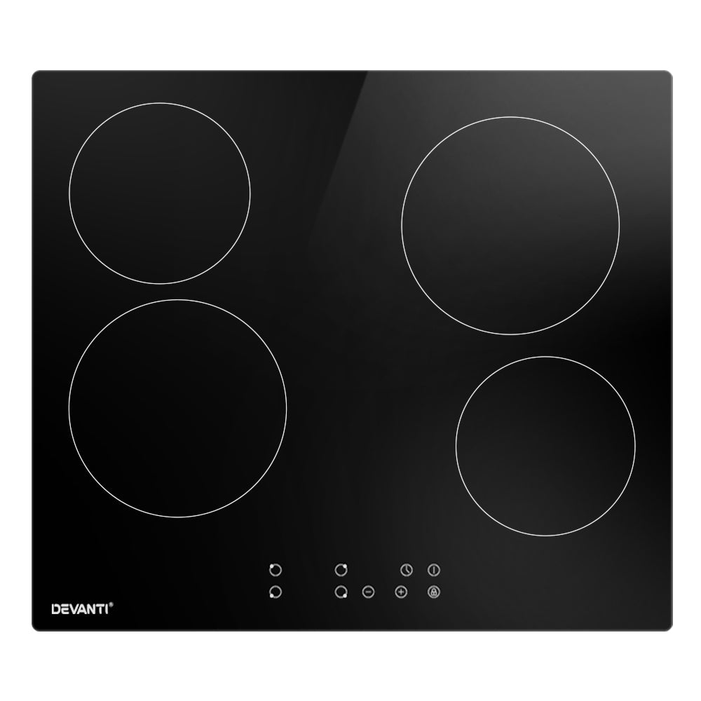 Electric Ceramic Cooktop 60cm Touch Control - Appliances > Kitchen Appliances > Cooktops & Stoves - Rivercity House & Home Co. (ABN 18 642 972 209) - Affordable Modern Furniture Australia
