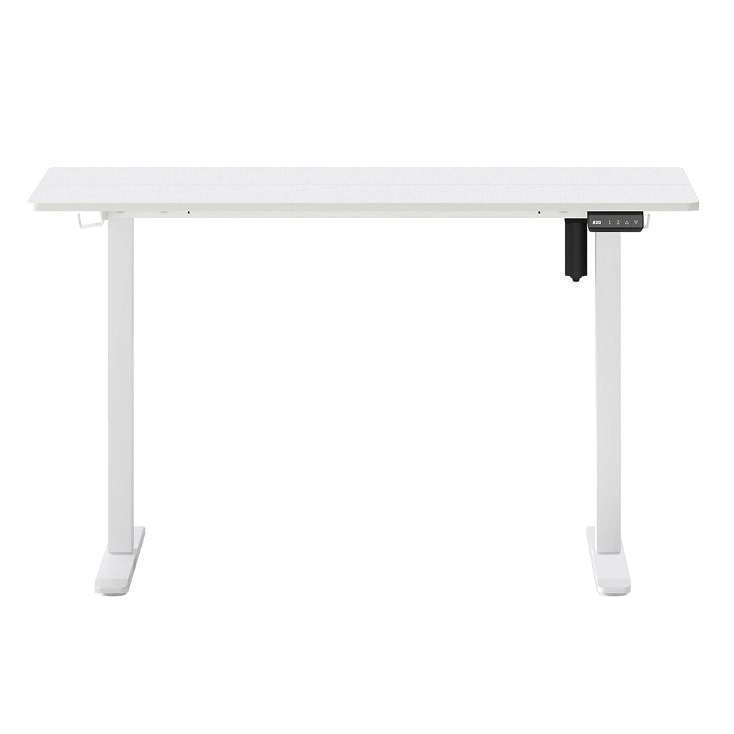 Electric Height Adjustable Standing Desk 110cm - White - Rivercity House & Home Co. (ABN 18 642 972 209) - Affordable Modern Furniture Australia