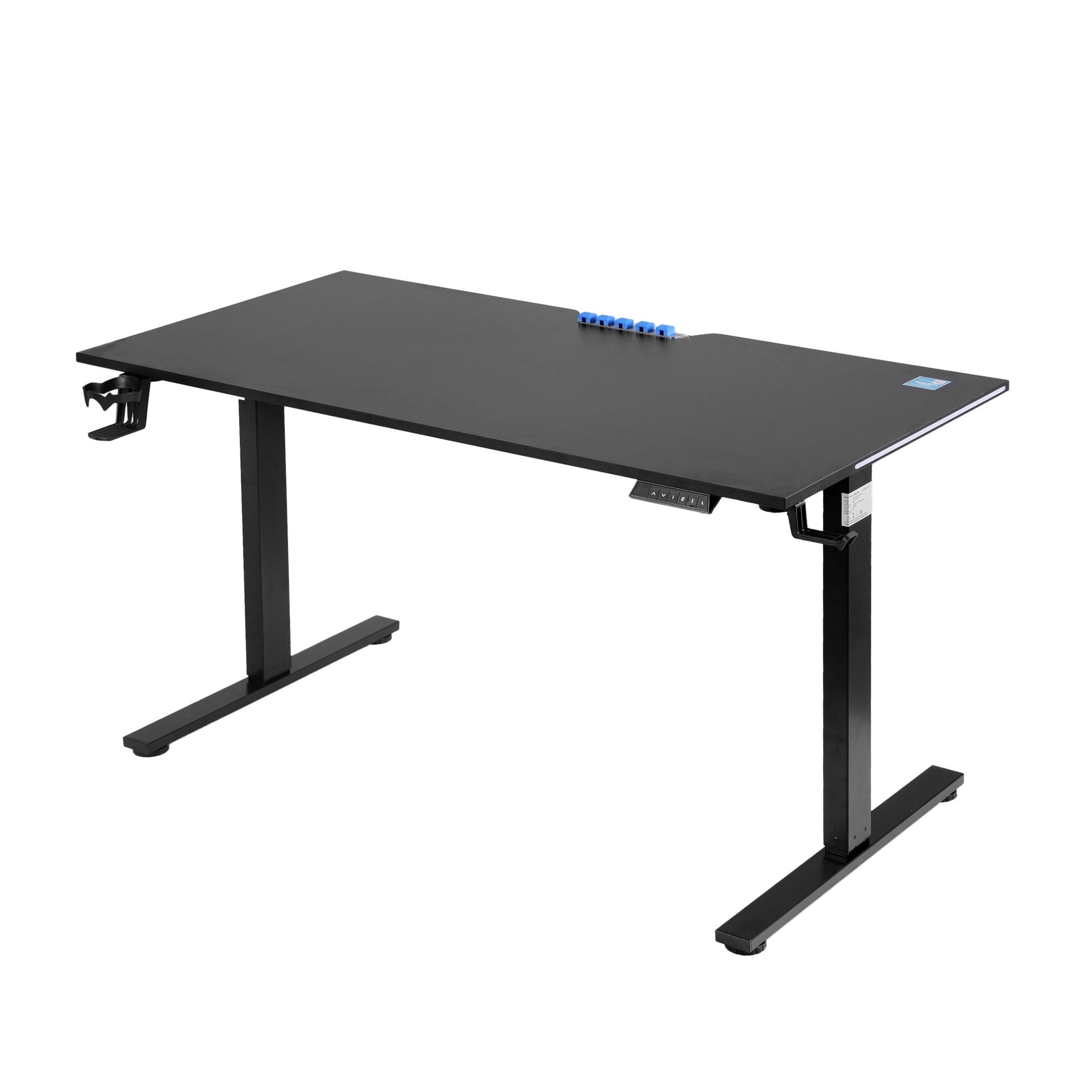 Electric Standing Desk Height Adjustable Gaming Desk Home Office 140cm - Furniture > Office > Desks - Rivercity House & Home Co. (ABN 18 642 972 209) - Affordable Modern Furniture Australia