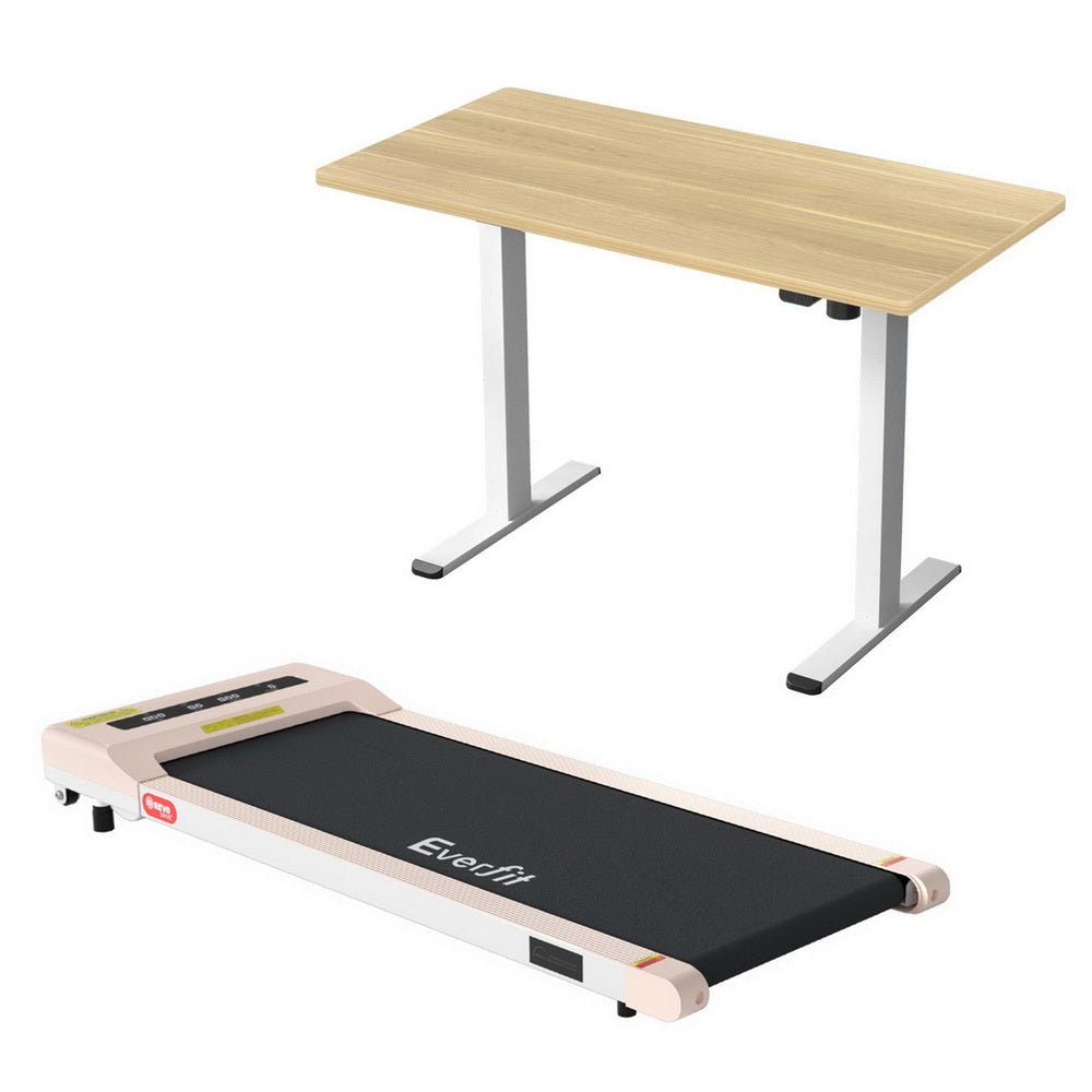 Electric Treadmill with 140cm Automatic Standing Desk Walking Pad 360mm - Furniture > Office > Desks - Rivercity House & Home Co. (ABN 18 642 972 209) - Affordable Modern Furniture Australia