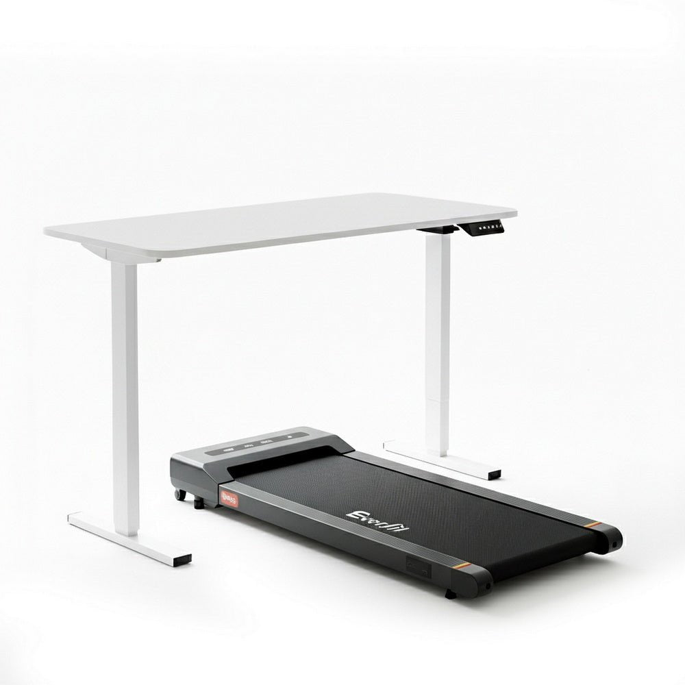 Electric Treadmill with 140cm Automatic Standing Desk Walking Pad 400mm - Furniture > Office > Desks - Rivercity House & Home Co. (ABN 18 642 972 209) - Affordable Modern Furniture Australia