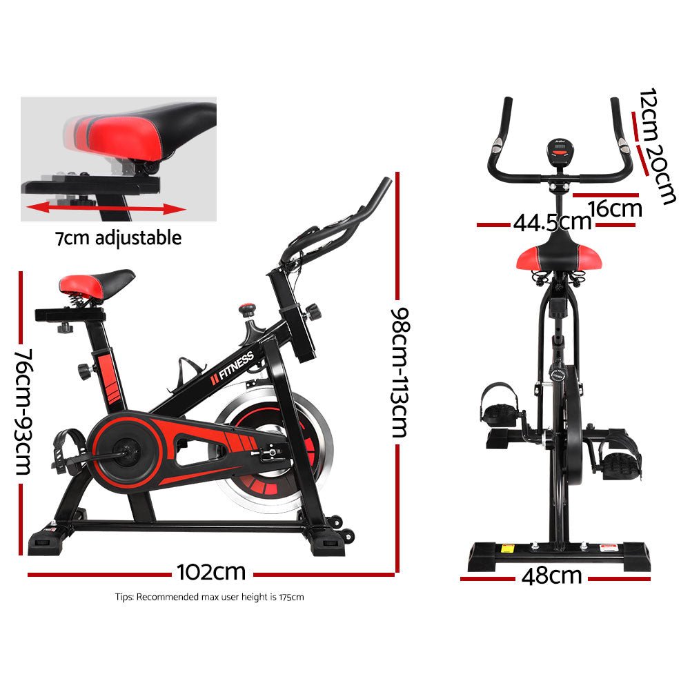 Exercise Spin Bike Flywheel - Rivercity House & Home Co. (ABN 18 642 972 209) - Affordable Modern Furniture Australia