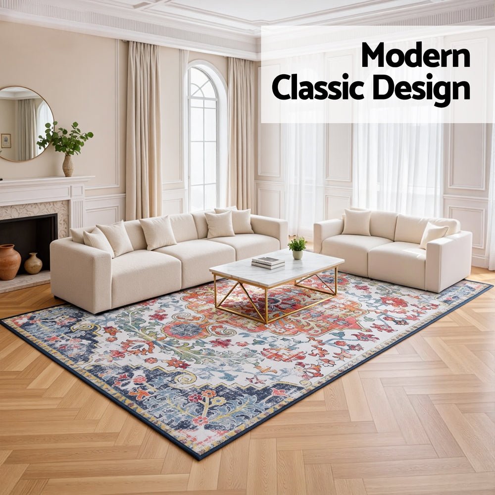 Floor Rug 240X340cm Large Washable Geometric Area Rug Modern Carpet Mat - Home & Garden > Rugs > Floor Rugs - Rivercity House & Home Co. (ABN 18 642 972 209) - Affordable Modern Furniture Australia