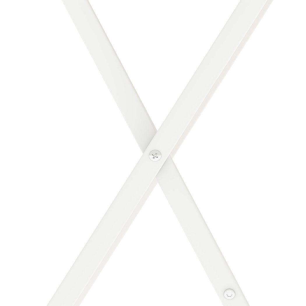 Foldable Office Study Computer Desk with Monitor Shelf - White - Rivercity House & Home Co. (ABN 18 642 972 209) - Affordable Modern Furniture Australia