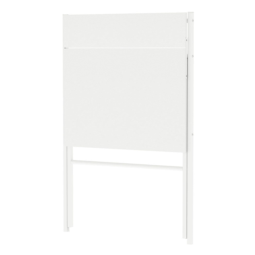 Foldable Office Study Computer Desk with Monitor Shelf - White - Rivercity House & Home Co. (ABN 18 642 972 209) - Affordable Modern Furniture Australia