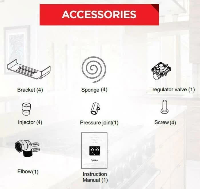 Gas Glass Cooktop 60cm Black - Appliances > Kitchen Appliances > Cooktops & Stoves - Rivercity House & Home Co. (ABN 18 642 972 209) - Affordable Modern Furniture Australia