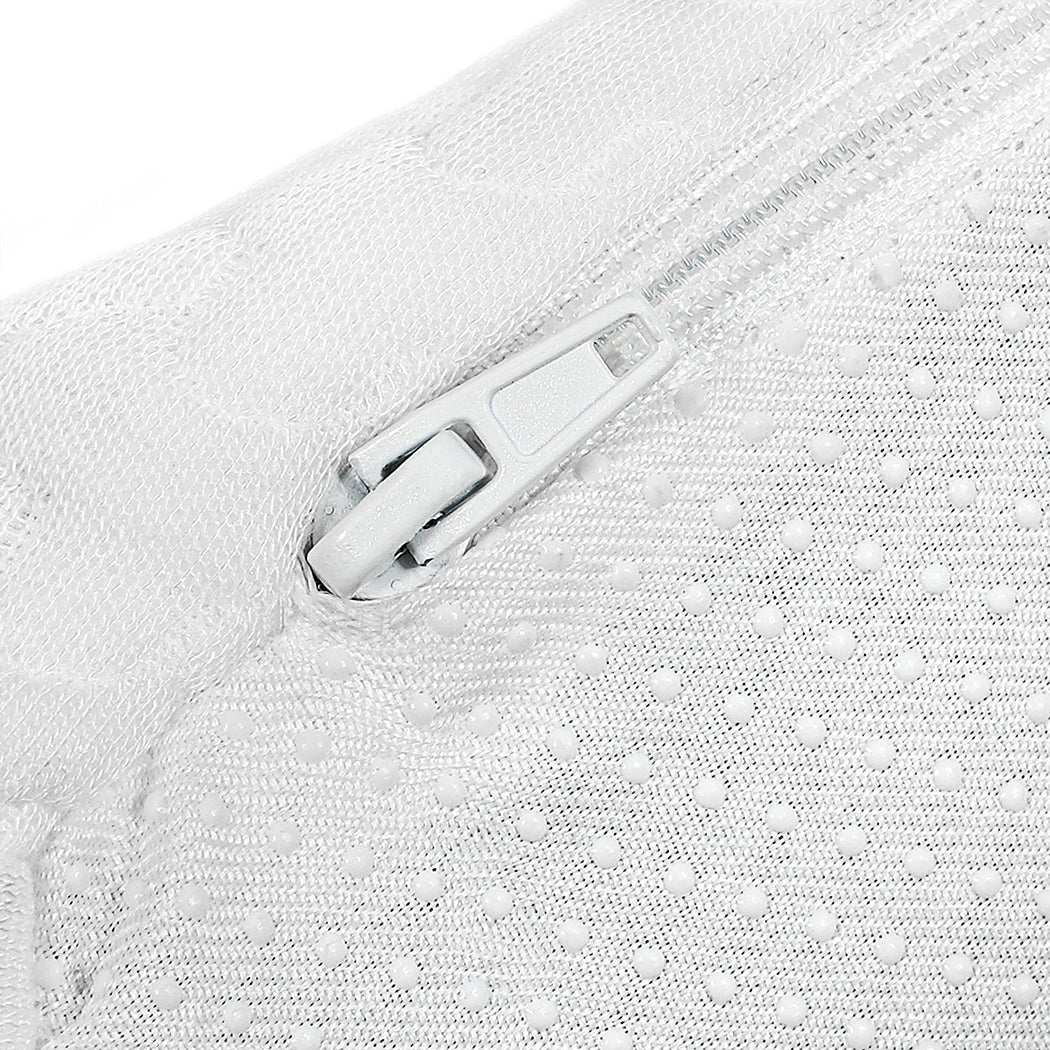 Gel Memory Foam Mattress Topper Double 8CM Cool Support - White - Rivercity House & Home Co. (ABN 18 642 972 209) - Affordable Modern Furniture Australia