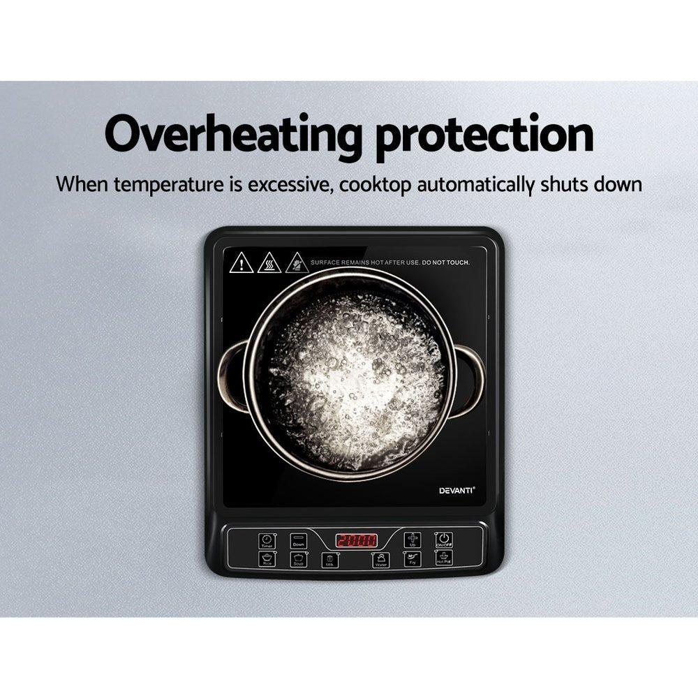 Induction Cooktop 30cm Portable Cooker - Appliances > Kitchen Appliances > Cooktops & Stoves - Rivercity House & Home Co. (ABN 18 642 972 209) - Affordable Modern Furniture Australia