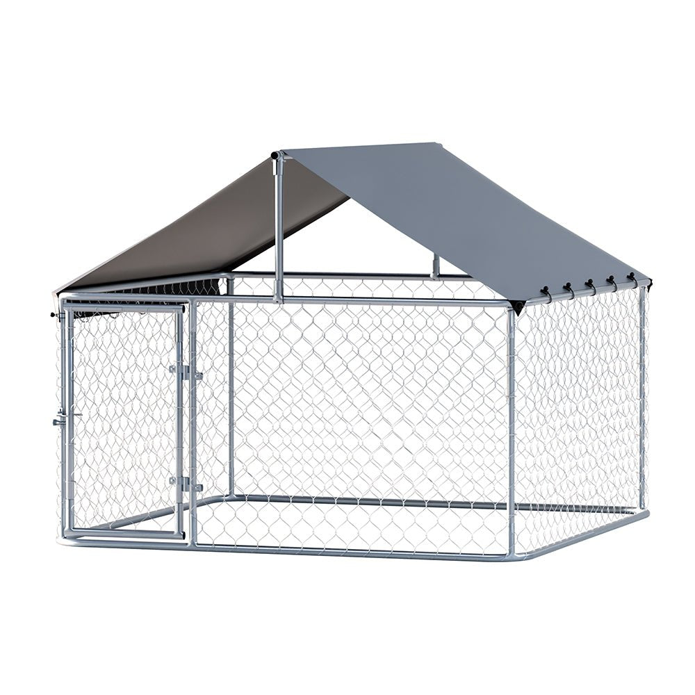 i.Pet Dog Kennel Large House XL Pet Run Cage Puppy Outdoor Enclosure With Roof - Pet Care > Dog Supplies - Rivercity House & Home Co. (ABN 18 642 972 209) - Affordable Modern Furniture Australia