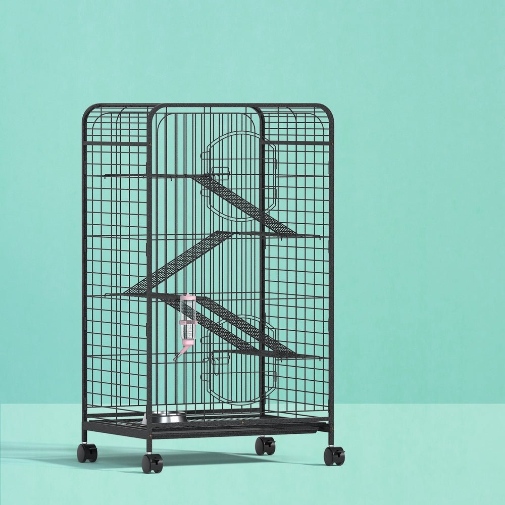 i.Pet Rabbit Cage Indoor Hutch Guinea Pig Bird Ferret Cat Hamster 110cm 4 Level - Pet Care > Coops & Hutches - Rivercity House & Home Co. (ABN 18 642 972 209) - Affordable Modern Furniture Australia