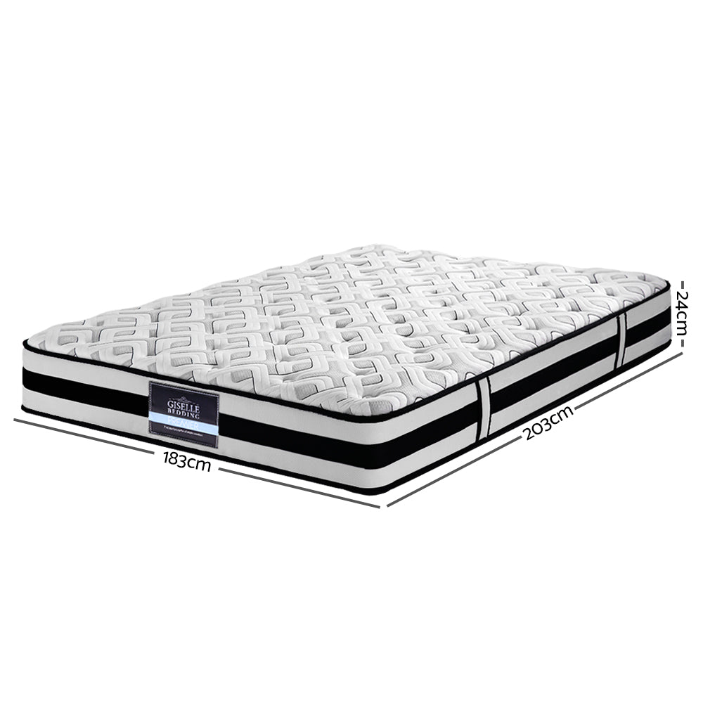 King Size | Rumba Tight Top Pocket Spring Mattress (Ultra Firm) - Rivercity House & Home Co. (ABN 18 642 972 209) - Affordable Modern Furniture Australia