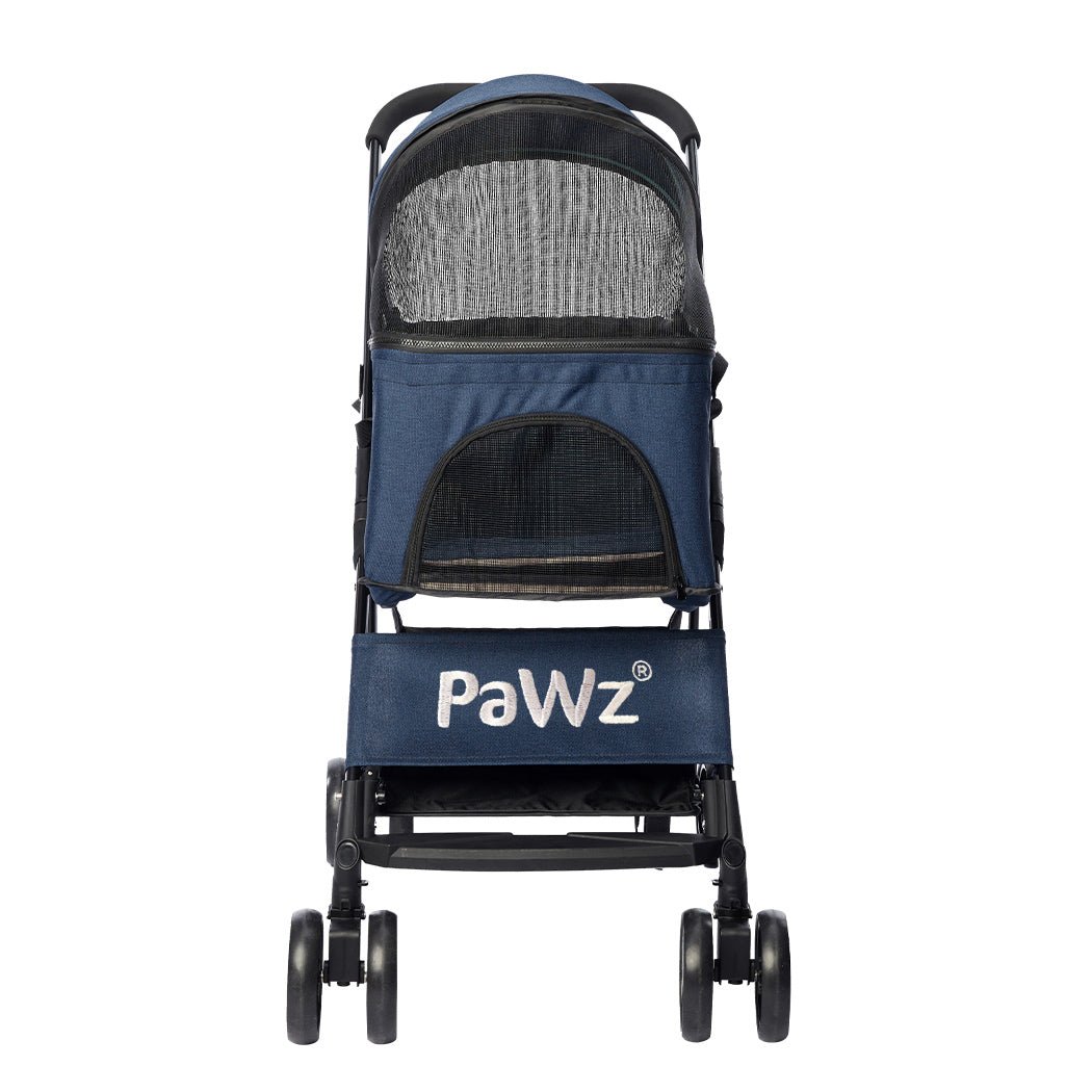Large Pet Stroller Dog and Cat Carrier with 360° Wheels - Blue - Rivercity House & Home Co. (ABN 18 642 972 209) - Affordable Modern Furniture Australia