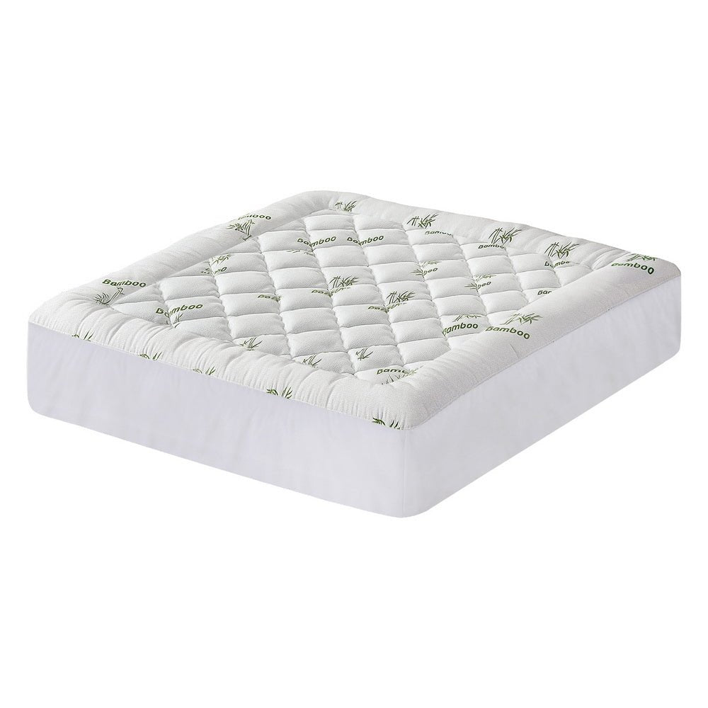 Mattress Topper 5cm Pillowtop toppers Bamboo King - Furniture > Mattresses > Mattress Toppers - Rivercity House & Home Co. (ABN 18 642 972 209) - Affordable Modern Furniture Australia