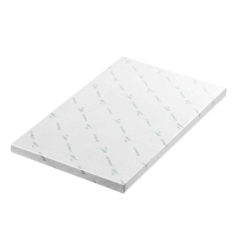 Memory Foam Mattress Topper Ventilated Cool Gel 8cm Single - Furniture > Mattresses > Mattress Toppers - Rivercity House & Home Co. (ABN 18 642 972 209) - Affordable Modern Furniture Australia