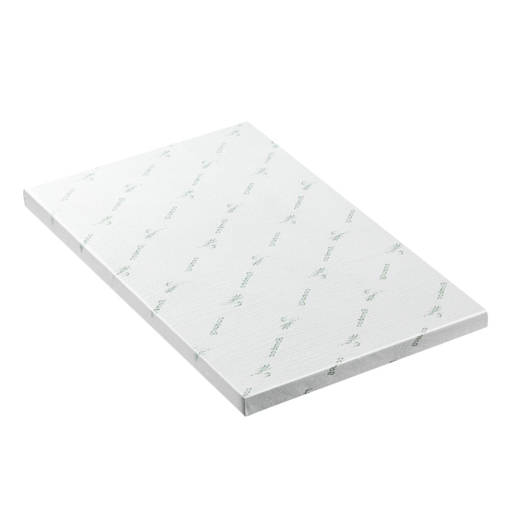 Memory Foam Mattress Topper Ventilated Cool Gel 8cm Single - Furniture > Mattresses > Mattress Toppers - Rivercity House & Home Co. (ABN 18 642 972 209) - Affordable Modern Furniture Australia