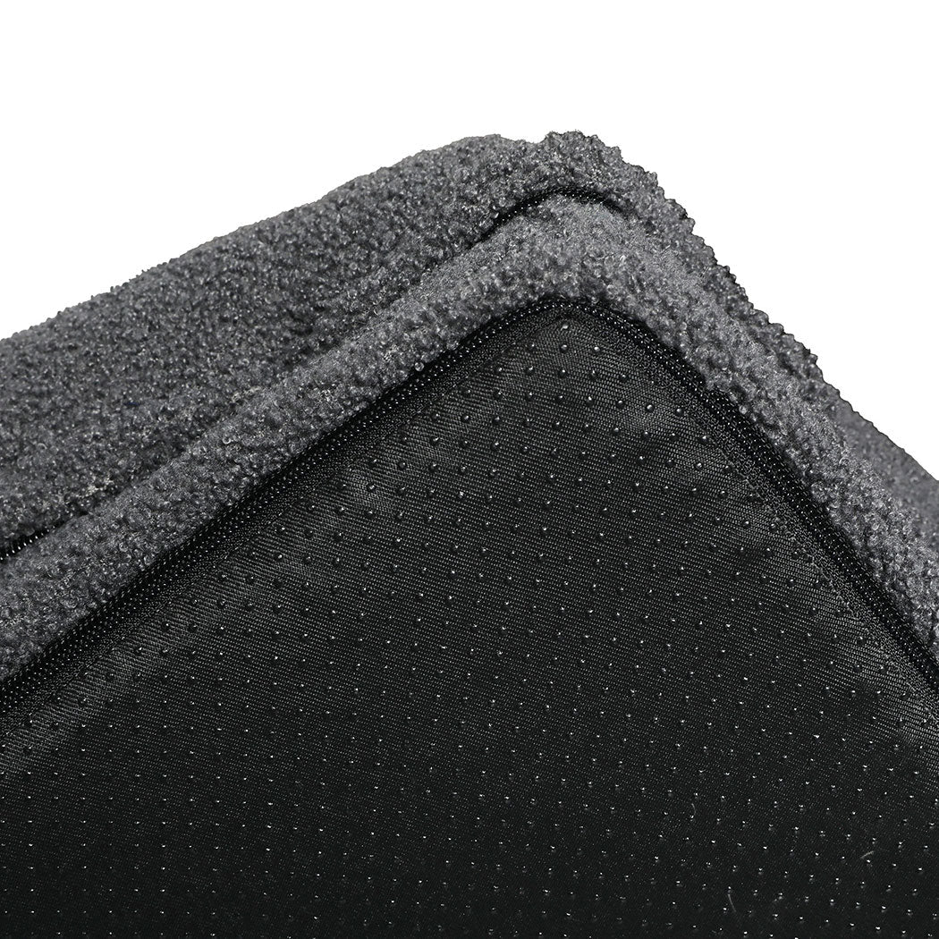 Memory Foam Orthopaedic Pet Sofa Bed with Raised Rim - Grey - Rivercity House & Home Co. (ABN 18 642 972 209) - Affordable Modern Furniture Australia