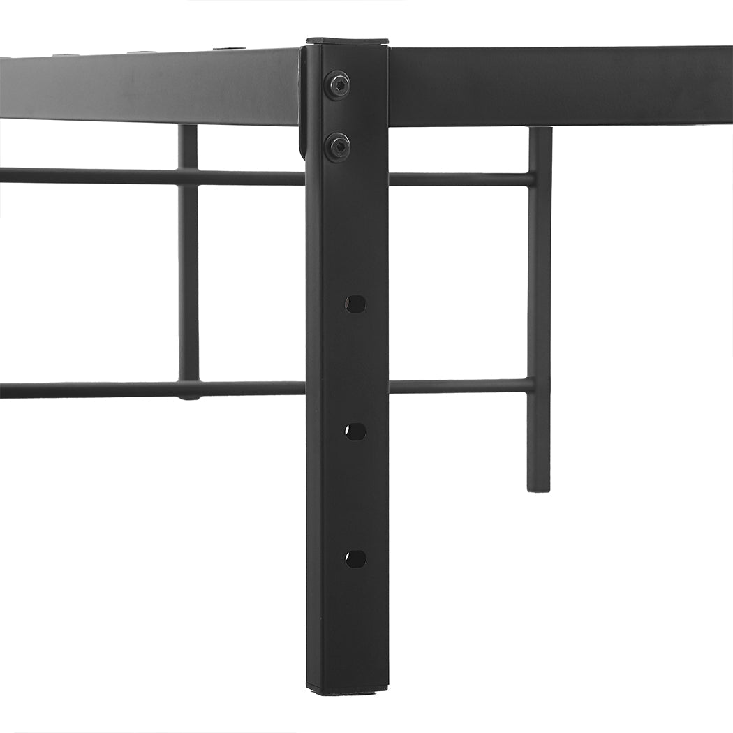 Metal Bed Frame Heavy Duty Storage Space - Rivercity House & Home Co. (ABN 18 642 972 209) - Affordable Modern Furniture Australia