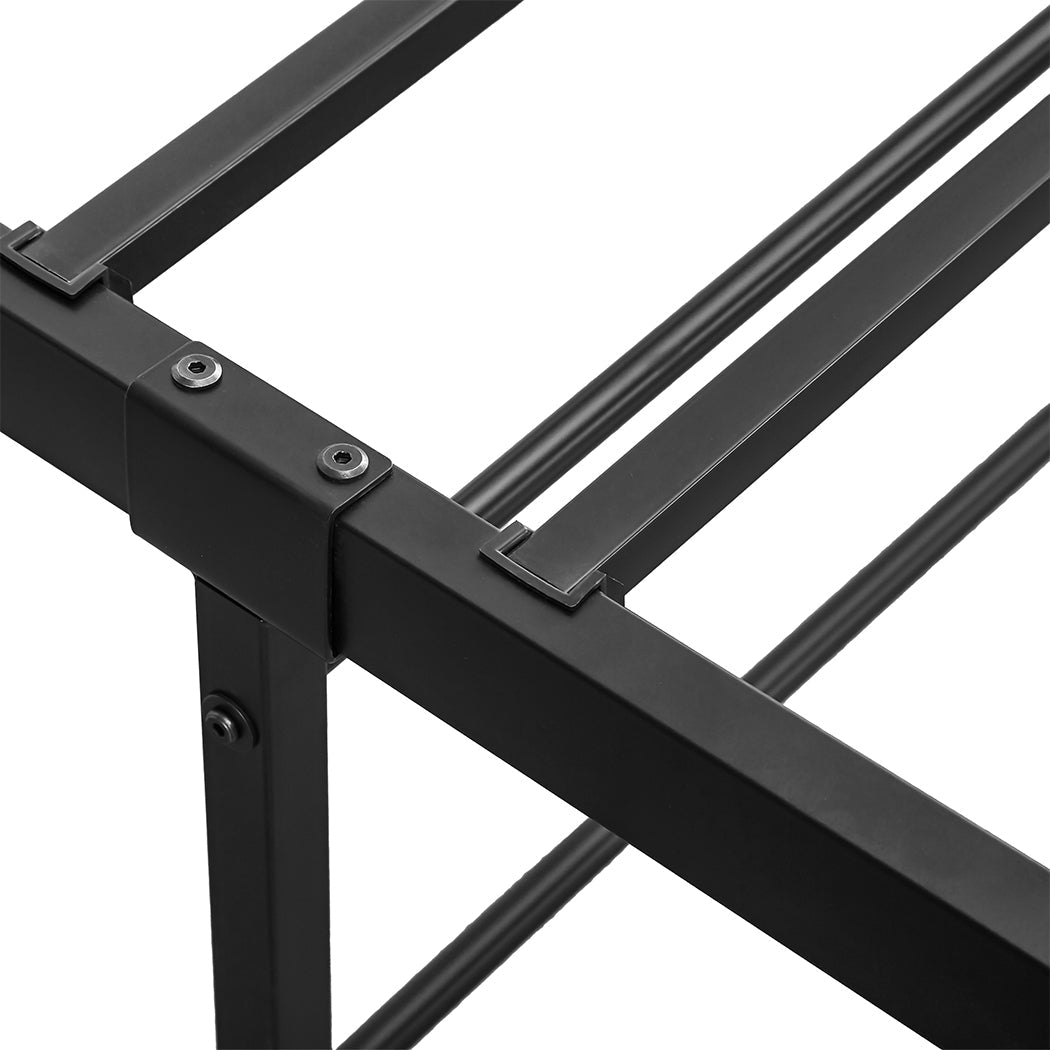 Metal Bed Frame Heavy Duty Storage Space - Rivercity House & Home Co. (ABN 18 642 972 209) - Affordable Modern Furniture Australia