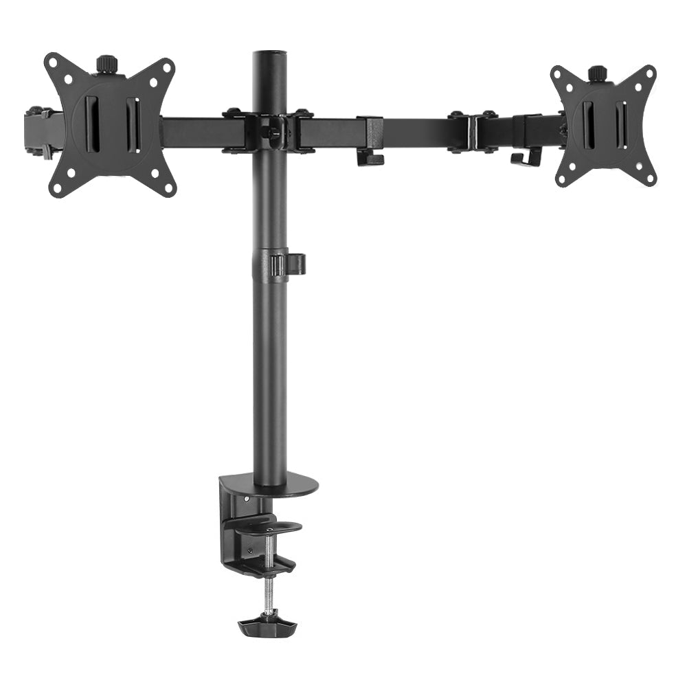 Monitor Arm Dual Desk Mount Screen Bracket Holder - Electronics > Computer Accessories > Computer Monitors & Accessories - Rivercity House & Home Co. (ABN 18 642 972 209) - Affordable Modern Furniture Australia