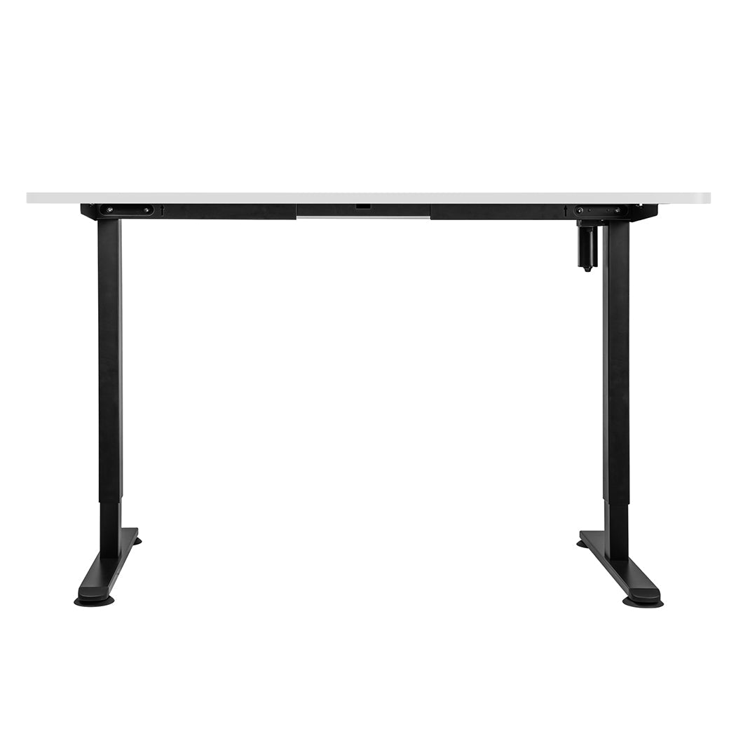 Motorised Height Adjustable Standing Desk 120cm x 80cm - White - Rivercity House & Home Co. (ABN 18 642 972 209) - Affordable Modern Furniture Australia