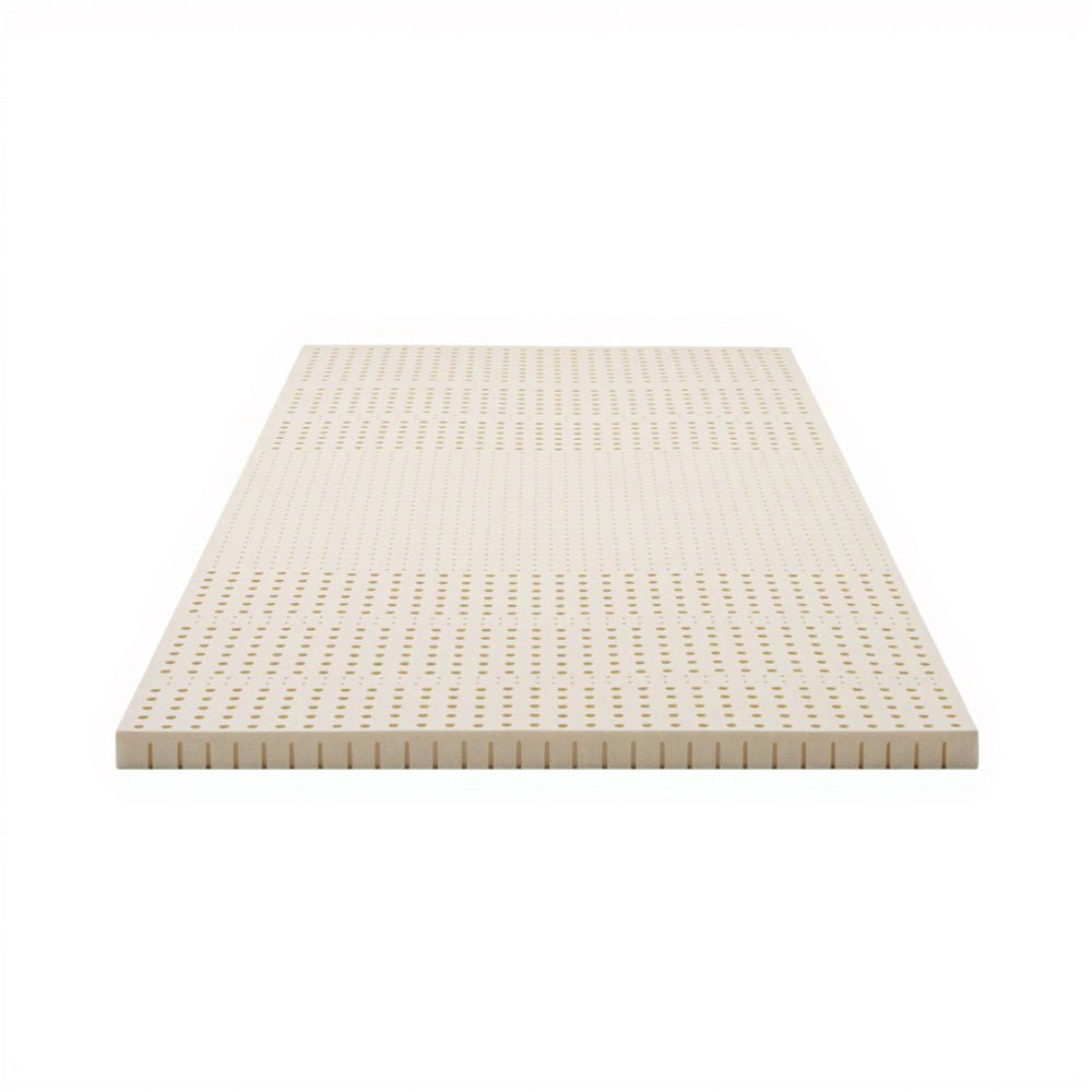 Natural Latex Mattress Topper 5cm King Single - White - Furniture > Mattresses > Mattress Toppers - Rivercity House & Home Co. (ABN 18 642 972 209) - Affordable Modern Furniture Australia
