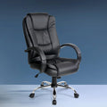 Office Chair Gaming Computer Chairs Executive PU Leather Seating Black