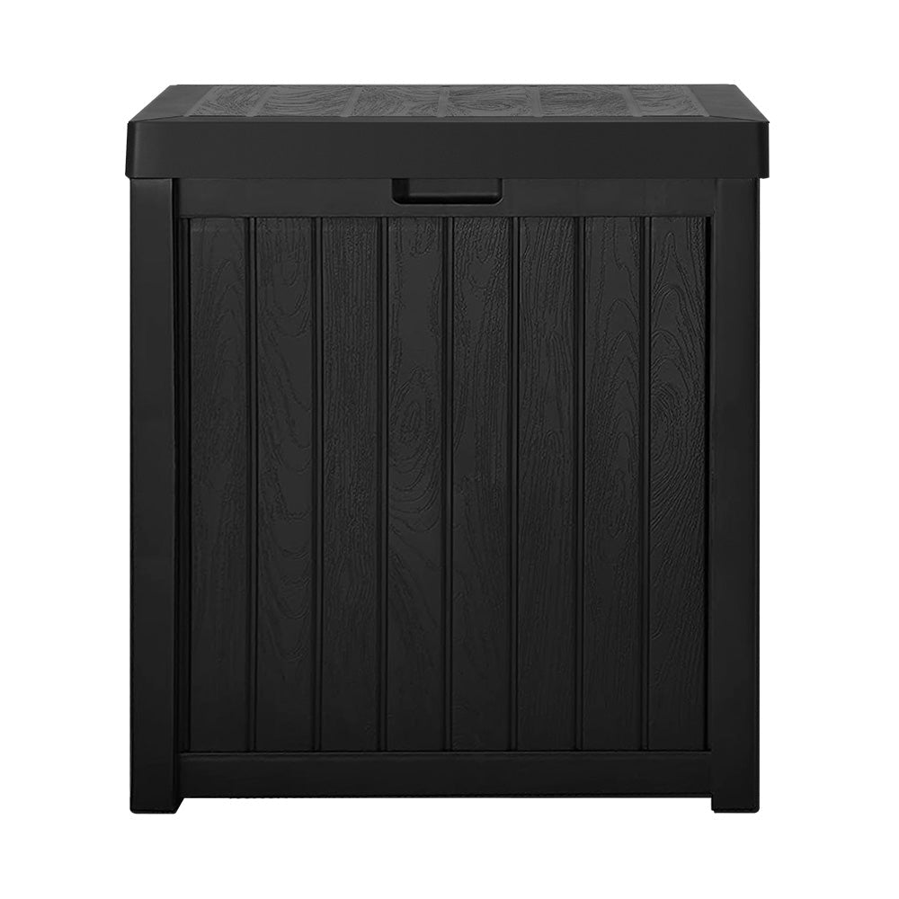 Outdoor Storage Box 195L Black - Furniture > Outdoor - Rivercity House & Home Co. (ABN 18 642 972 209) - Affordable Modern Furniture Australia