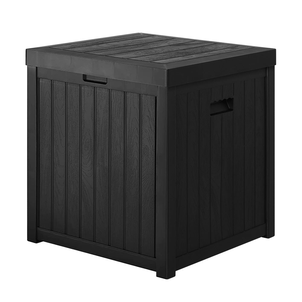 Outdoor Storage Box 195L Black - Furniture > Outdoor - Rivercity House & Home Co. (ABN 18 642 972 209) - Affordable Modern Furniture Australia