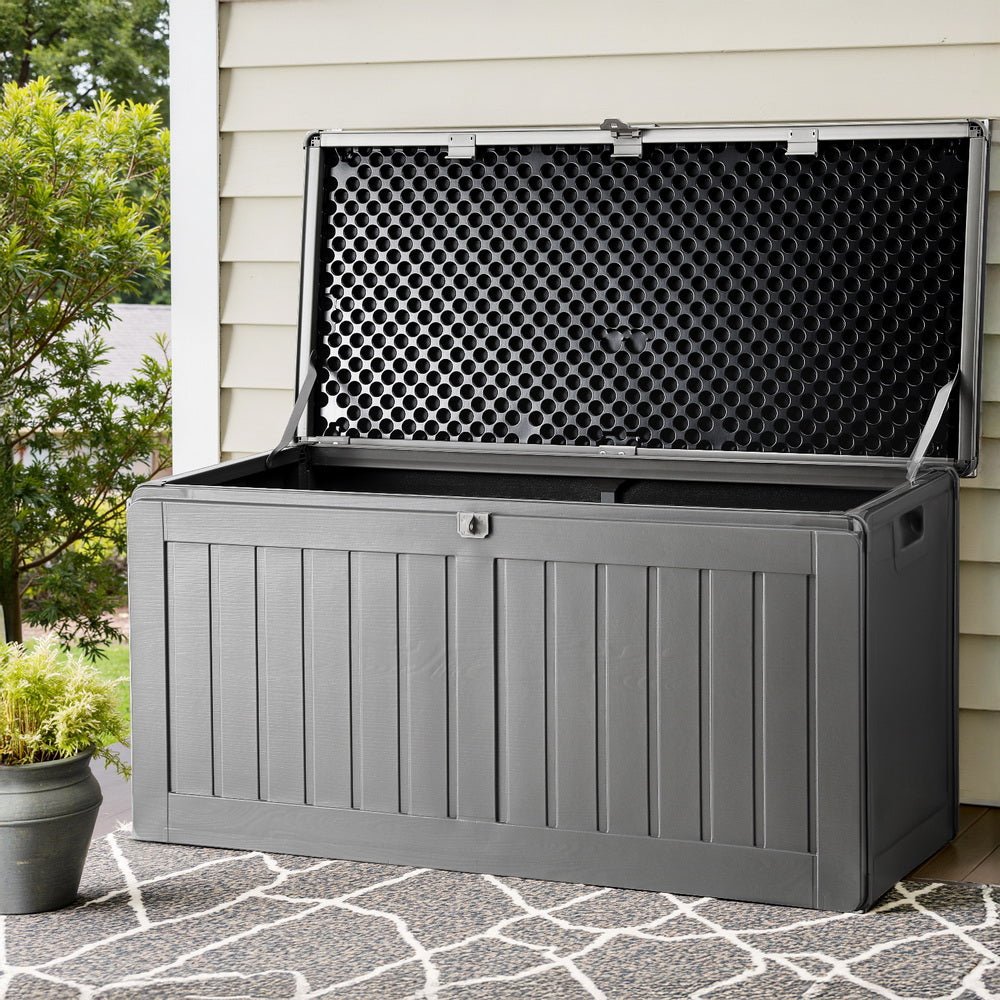 Outdoor Storage Box Bench Seat 190L - Rivercity House & Home Co. (ABN 18 642 972 209) - Affordable Modern Furniture Australia