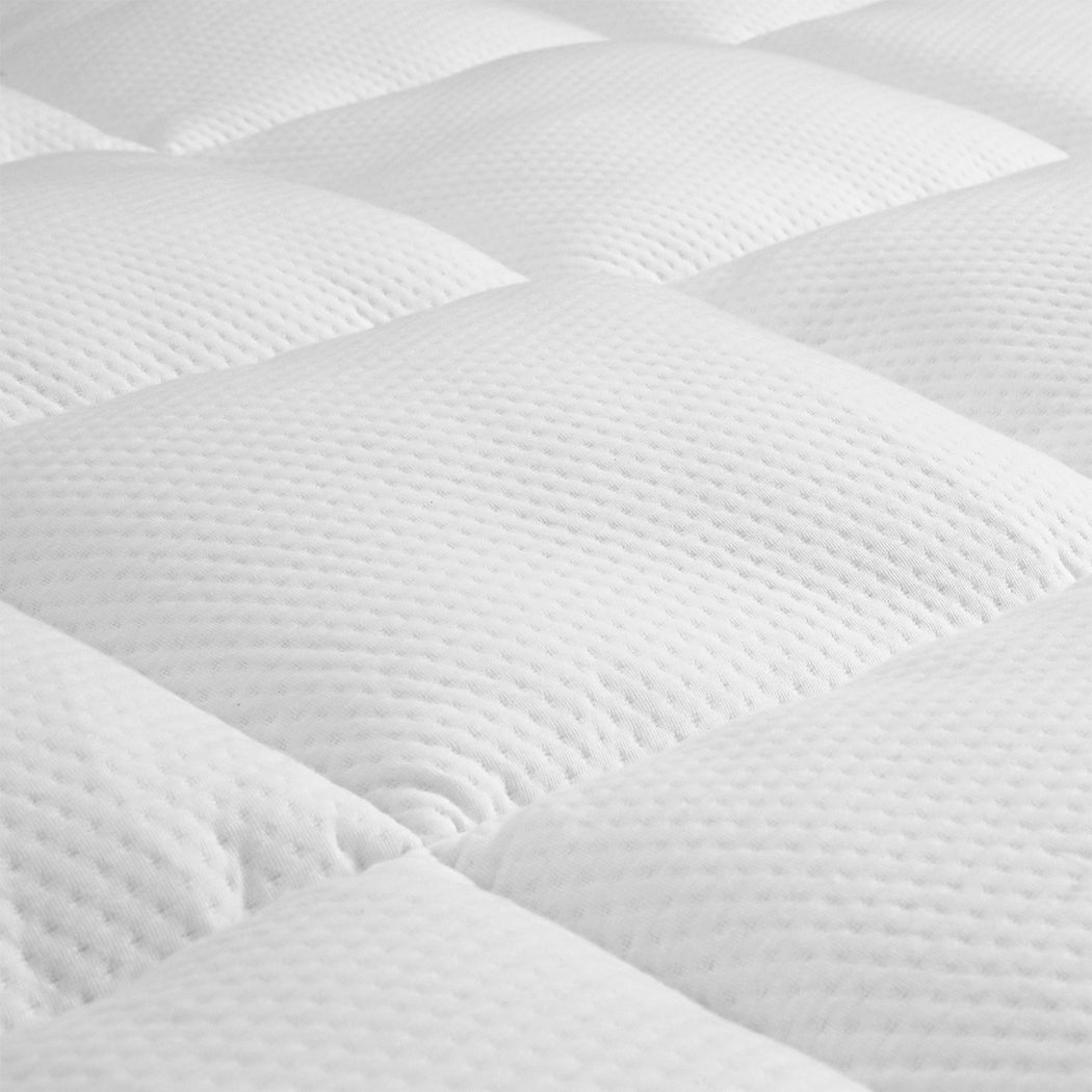 Pillowtop Mattress Topper 5cm Thickness - White - Rivercity House & Home Co. (ABN 18 642 972 209) - Affordable Modern Furniture Australia