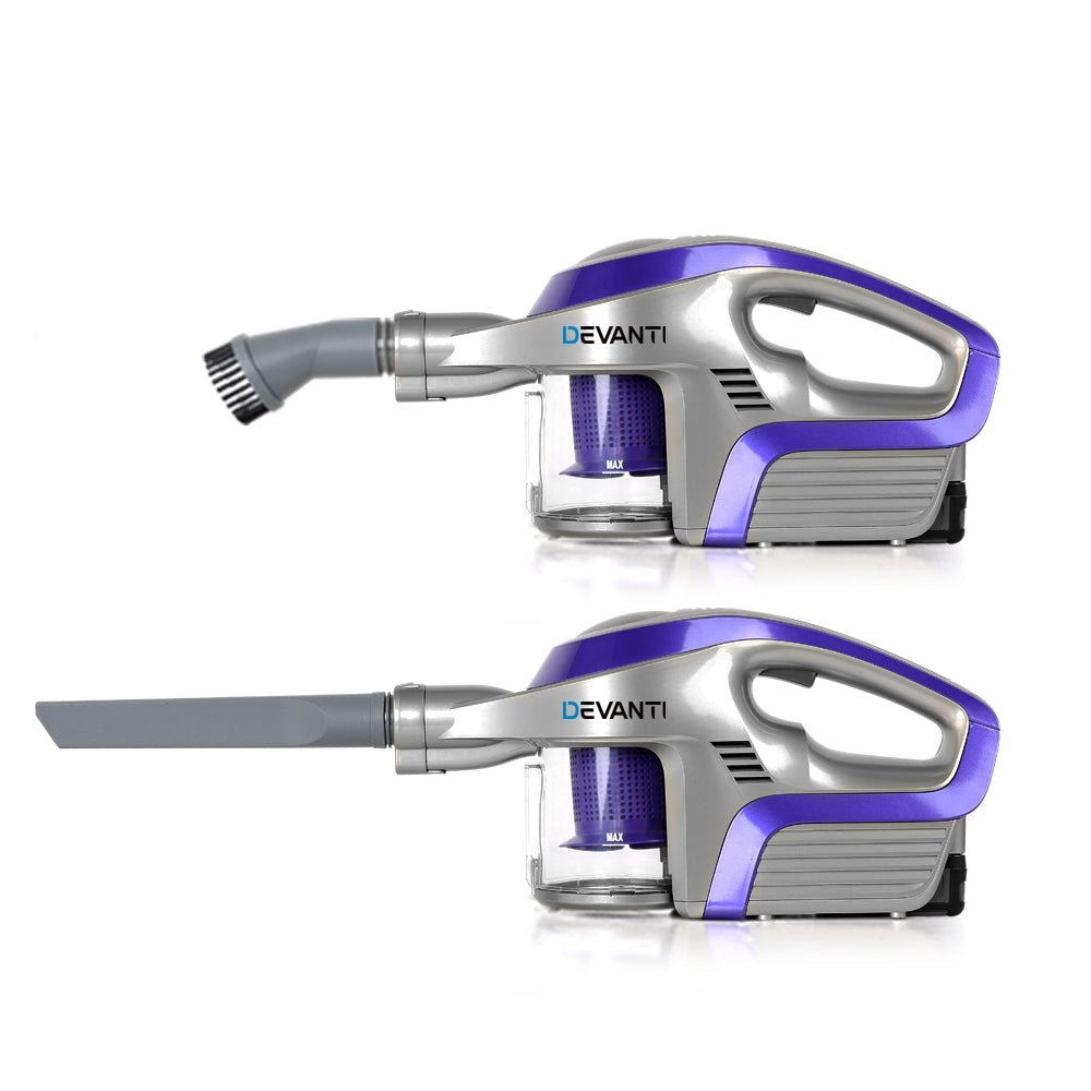 Premium Cordless Stick Vacuum Cleaner - Purple & Grey - Rivercity House & Home Co. (ABN 18 642 972 209) - Affordable Modern Furniture Australia