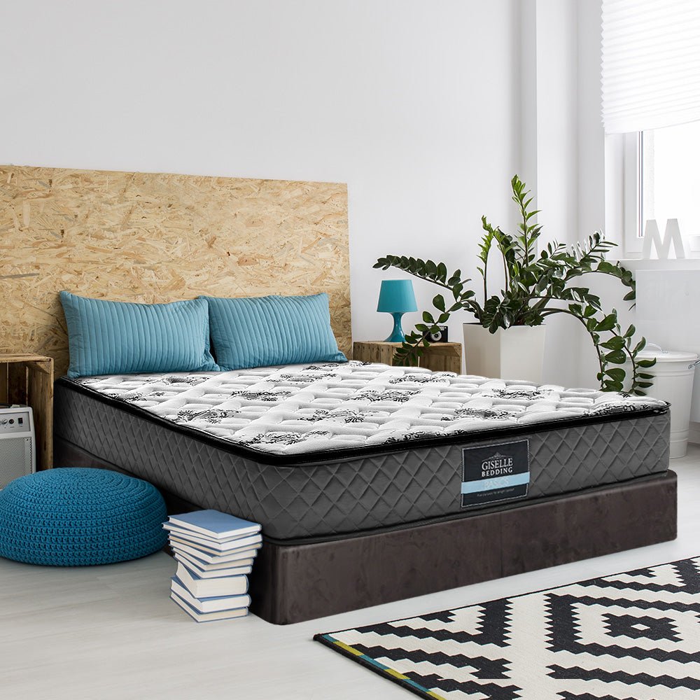 Queen Size | Rocco Bonnell Spring Pillow Top Mattress (Medium) - Rivercity House & Home Co. (ABN 18 642 972 209) - Affordable Modern Furniture Australia