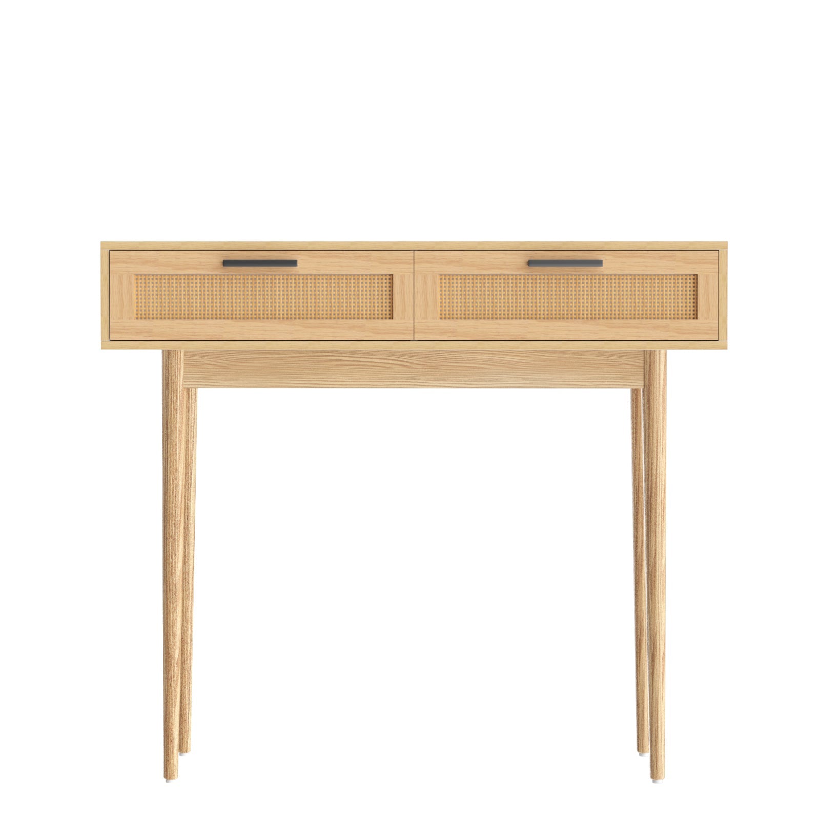 Rattan Console Table With Drawers - Rivercity House & Home Co. (ABN 18 642 972 209) - Affordable Modern Furniture Australia