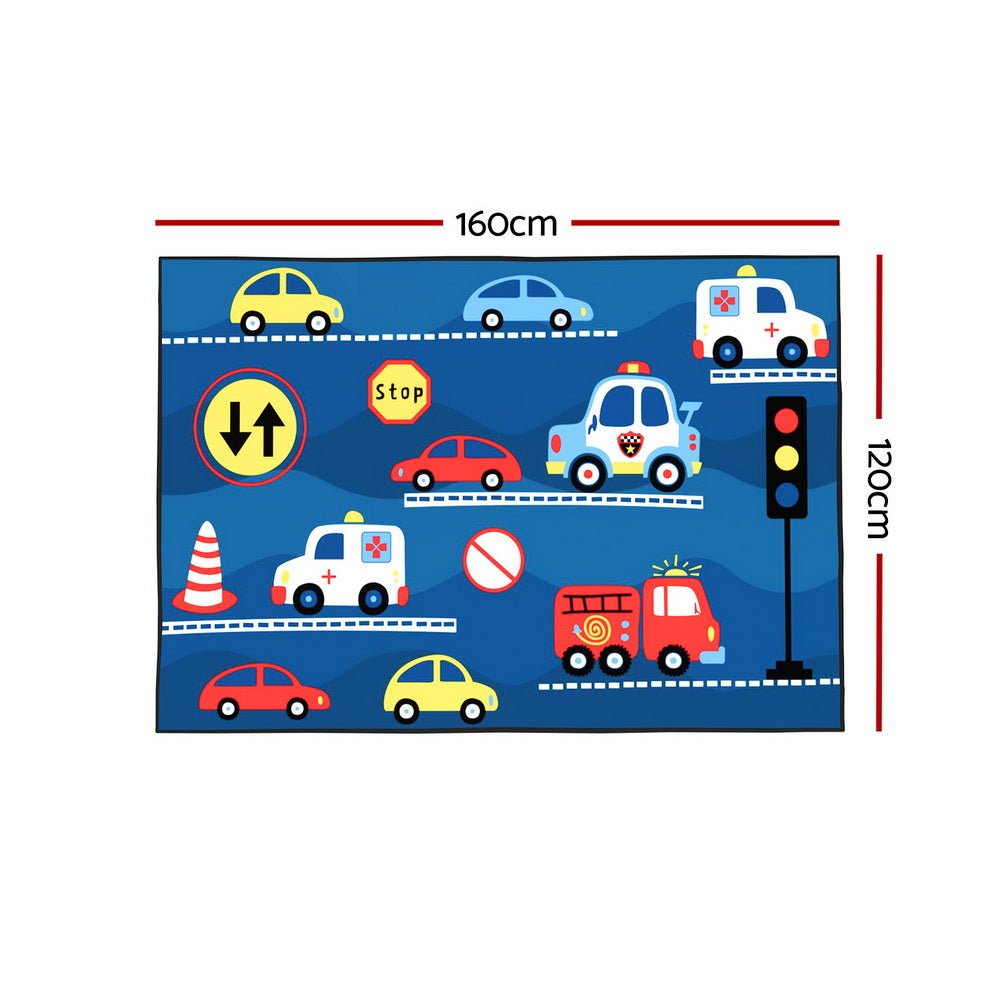 Rug 120x160cm Area Rug Washable Mat Large Carpet Soft Short Pile Kids - Home & Garden > Rugs > Floor Rugs - Rivercity House & Home Co. (ABN 18 642 972 209) - Affordable Modern Furniture Australia