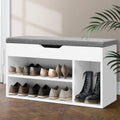 Shoe Cabinet Bench Organiser White