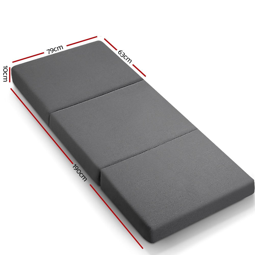 Single Size | Portable Folding Foam Mattress - Rivercity House & Home Co. (ABN 18 642 972 209) - Affordable Modern Furniture Australia