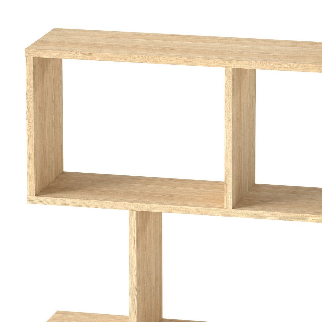 Slim 2 - Tier Narrow Side Table Bedside Nightstand - Deep Oak - Rivercity House & Home Co. (ABN 18 642 972 209) - Affordable Modern Furniture Australia