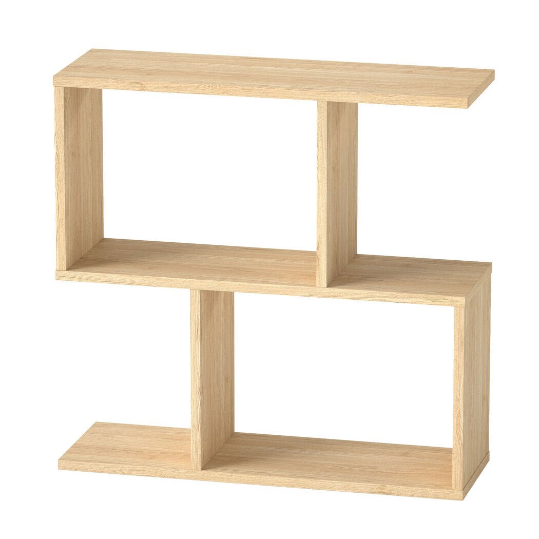 Slim 2 - Tier Narrow Side Table Bedside Nightstand - Deep Oak - Rivercity House & Home Co. (ABN 18 642 972 209) - Affordable Modern Furniture Australia