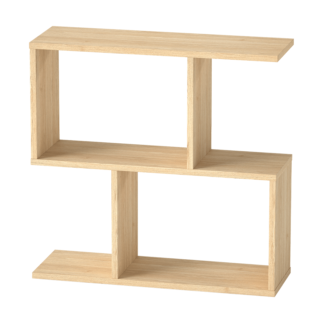 Slim 2 - Tier Narrow Side Table Bedside Nightstand - Deep Oak - Rivercity House & Home Co. (ABN 18 642 972 209) - Affordable Modern Furniture Australia