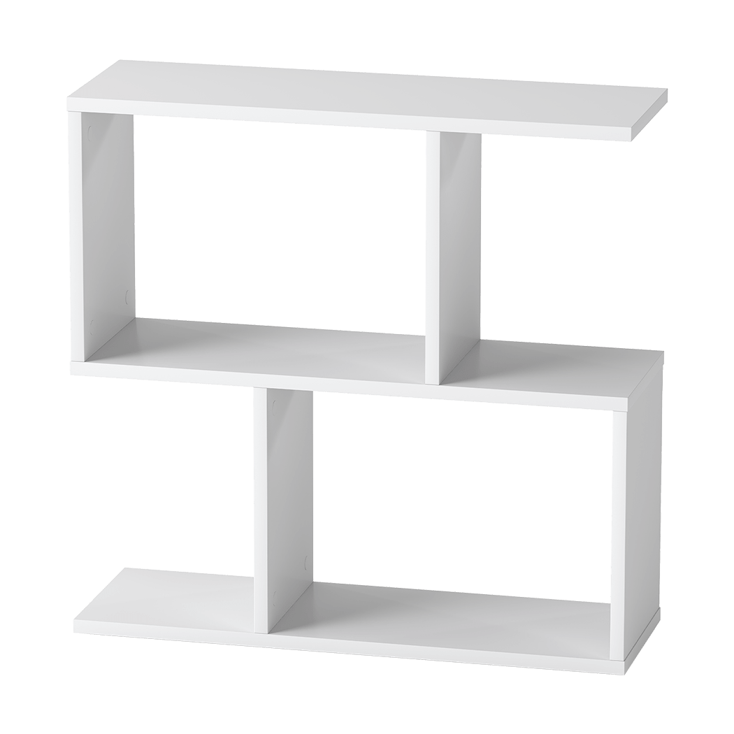 Slim 2 - Tier Narrow Side Table Bedside Nightstand - White - Rivercity House & Home Co. (ABN 18 642 972 209) - Affordable Modern Furniture Australia