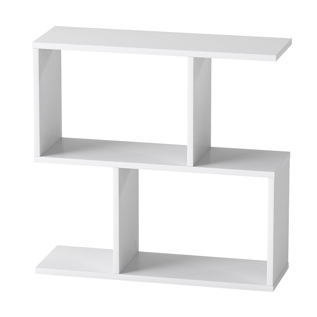 Slim 2 - Tier Narrow Side Table Bedside Nightstand - White - Rivercity House & Home Co. (ABN 18 642 972 209) - Affordable Modern Furniture Australia